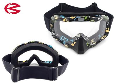 Chine Lunettes de soleil claires adultes protégeant du vent noires de prescription de moto de MX de lentille pour des hommes de Motobike à vendre