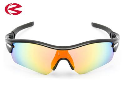 China PC Rahmen mischte Farbverordnungs-Sport-Sonnenbrille polarisiert, Sonnenbrille fischend zu verkaufen