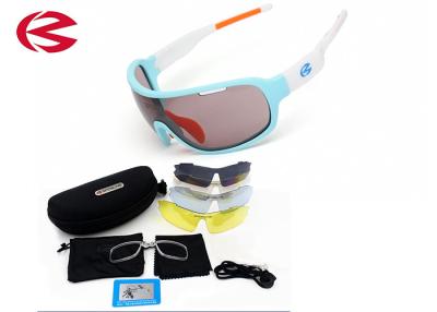 China Óculos de sol polarizados dos esportes do ciclismo UV400/da corrida com as 5 lentes permutáveis à venda