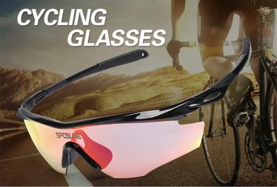 Chine Lunettes de soleil de monte d'athlète de sports en verre UV400 de vélo extérieur unisexe enveloppant de cadre à vendre