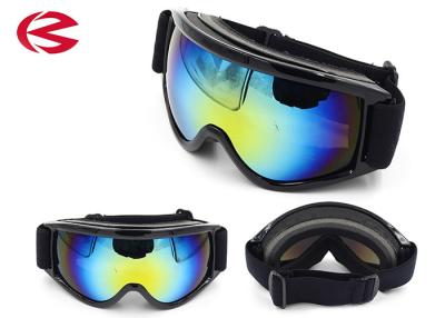 China Academy Black TPU Frame Polarized Snowboard Goggles Sporty Safety For Low Light for sale