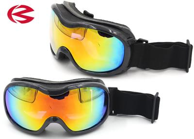 China Black TPU Frame Snowboard Ski Goggles Fogging Lens For Winter Sport Wear for sale