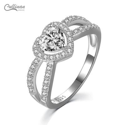 China CLASSIC 925 Sterling Silver Jewelry Zirconia Diamond wedding jewelry set 14k valentines day gift engagement ring zirconia ring for sale