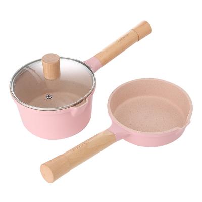 China Direct Sales Sustainable Wholesale Baby Cookware Set Non Stick Food Supplement Casserole Jars for sale