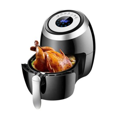 China New 5.5L Hotel Chicken Chip Donut Air Cooker Fryer Oven Airfryers Digital Electric Power Deep Fryers Air Fryers Without Oil for sale