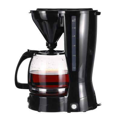 China Hotel Home Electric Mini Filter Tea Glass Machine 12 Cups Automatic Coffee Maker Drip for sale