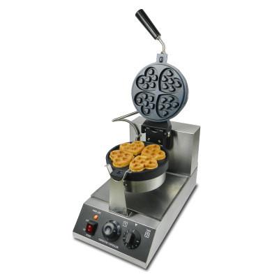 China Rotating Thermostat Heart Shape Waffle Maker Electric Corn Maker Adjustable Mini Dog Machine for sale