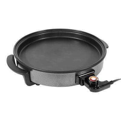 China 38cm Round Shape Electric Nonstick Aluminum Pizza Pan Electric Pan for sale