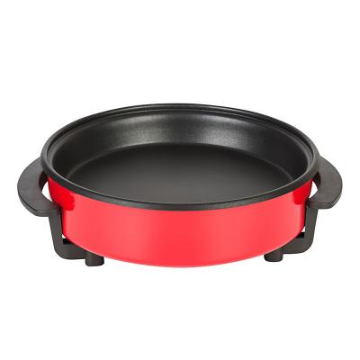 China Household 30*32cm Red Multi Pan Electric Frying Aluminum Electric Pans Non Stick Electric Induction Cooker For Sale for sale