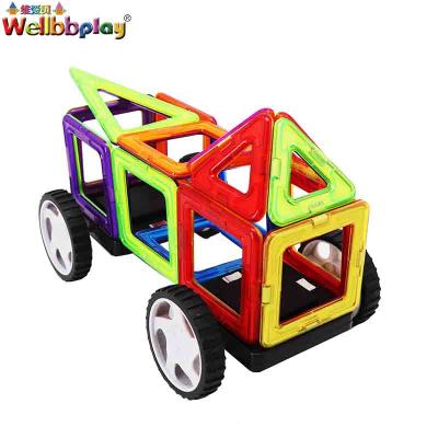 China Building Toy Welcome OEM Wisdom 50pcs Building Blocks Creative Magnetic 3d Toys Clear for sale