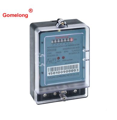 China DDS5558 Electric Energy Meter Monofasicos medidores de electronic meters zu verkaufen