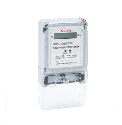 China Hot Sell Good Quality DDS5558-YG Single Phase Kill A Watt LCD Panel For Energy Meter with RS485 for sale