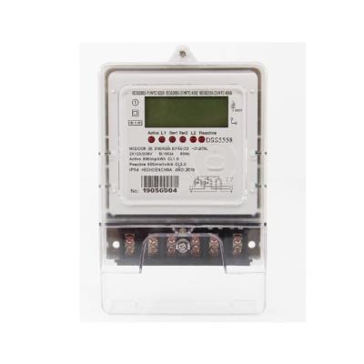 중국 DSS5558 Two Phase Digital Energy Meter medidor digital bifasico Active Reactive electricity meter 판매용