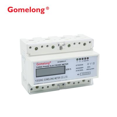 중국 DTS5558 Kwh Meter 3 Phase 230v RS485 Remote Smart Watt Meter 판매용