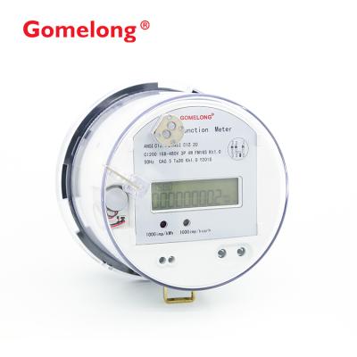 China 3 Phase Socket Energy Meter Ansi Energy  100A Round Electrical Meter Socket Base à venda