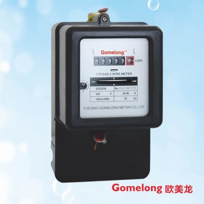 Cina DD862 kwh Mechanical Energy Meter single phase Electromechanical meter in vendita