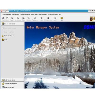 China IC Card Meter Data Management Software Type Prepaid Meter  recharge Software en venta