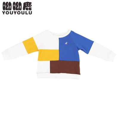 China Autumn Winter baby hoodie clothing kids breathable sweatshirt round neck T-shirt boys long sleeve t-shirt kids premium hoodies for sale