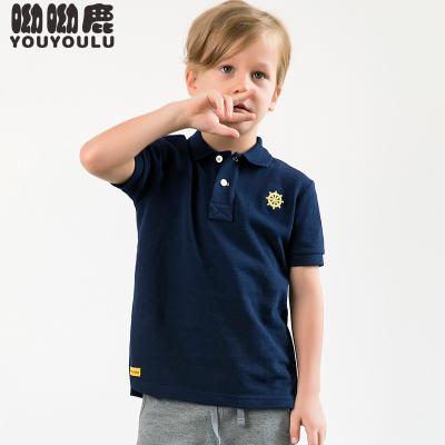 China New Design Breathable Comfortable Baby Boys' Polo Outwear Casual Shirt Shorts Sleeve Button Down Shirt for sale