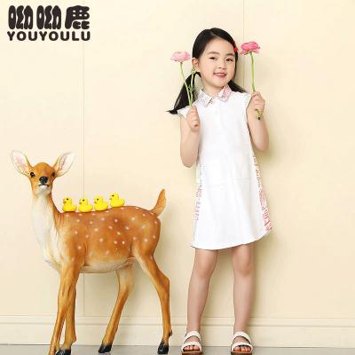 China Wholesale Breathable Kids Dress Toddler Clothes Girls Summer Dress Polo Dress 2-7 Years Kids Clothes For Girls for sale