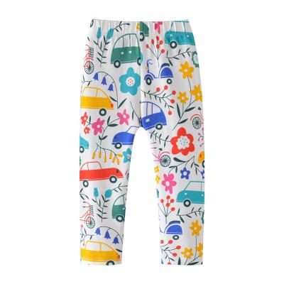 China Supply girls' anti-pilling gaiters, printed pants, new autumn cotton pants for sale