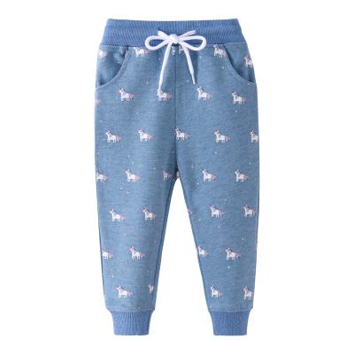 Cina Boys anti-pilling pants, children's cartoon sweater knitted pants, autumn new children's pants in vendita