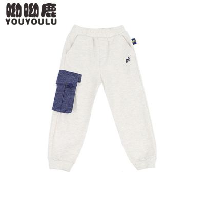 China Latest Styles Comfortable Kids Casual Wear Pure Color Elastic Waist For Boy Kids for sale