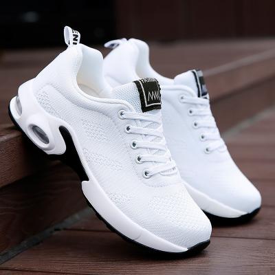 China Ladies Shoes Woman Sports Air Cushion Breathable White Outdoor Women Running Shoes Lightweight PVC Mesh Sneakers For Women for sale