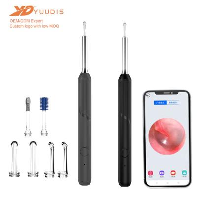 China 2021 Factory Direct Connecting WIFI Smart Video Silicon Ear Wax Cleaner With HD Digital Camera for sale