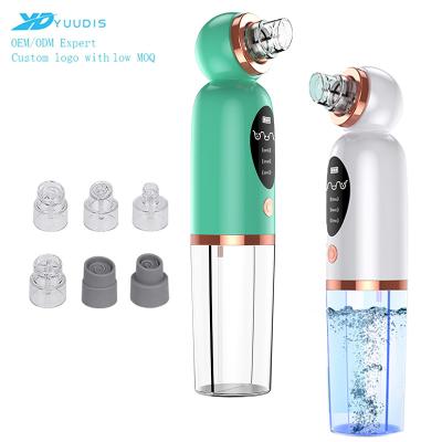 China Original Factory Rechargeable Acne Treatment Device Suction Private Model Blackhead Vacuum Remover With Water for sale