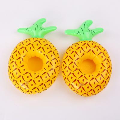 China Eco-friendly PVC Cleanwell Various Fruit, Animal Shape Floating Cup Holder Beach Pool Inflatable Swimming Floater for sale