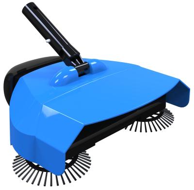 China Cleanwell Plastic Professional Over and In Ground Swimming Pool Triangular Vacuum Hand Push Pool Cleaner Main Sweeper for sale