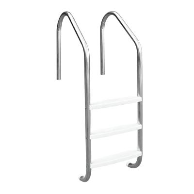 China Cleanwell Stainless Steel Swimming Pool Ladder with Plastic Steps, 2 to 5 Steps for sale