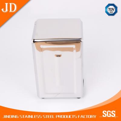 China Eco - Friendly Napkin Holder Tin Metal Printed Tissue Box Private Order for sale