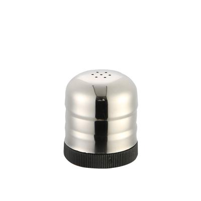 China Pack Bottles Metal Stainless Steel Salt Viable Seasoning Shaker Bottle Spice Bottle With Shaker Lid Jar for sale