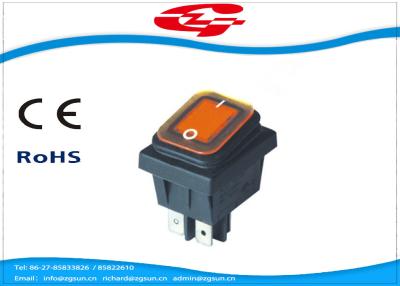 China PA66 Water Resistance 4 Pin Rocker Switch On Off On For Medical Facilities for sale