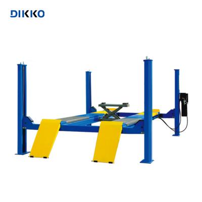 China Cheap Hydraulic 4-Post Lift Machine 4000Kg Four Post Car Lifts With Wheel Alignment 4T 5.5T 10T 4 Post Car Lift For Sale 4T/5.5T/10T for sale