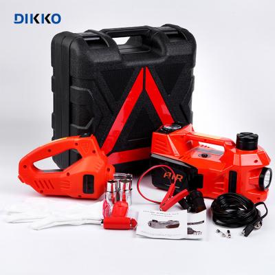 China Portable Auto Repair Tools Jack and Electric Wrench Set Jack Body Hydraulic Car Floor Jacks for sale