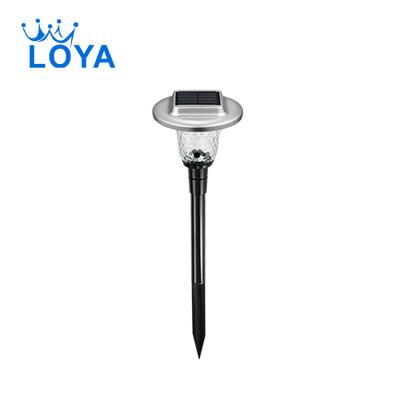 China Shanghai Top Quality LOYA Famous Brand LED Solar Battery Powered Garden Lights With Strong ABS Materials And Anti-aging Spikes for sale