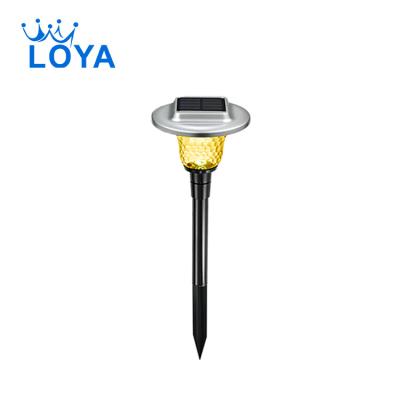 China Solar Garden Decorative Outdoor Lamp Light Solar Powered Garden LED Landscape Waterproof Colorful Lighting Auto Changing Lighting for sale