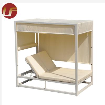 China Durable Modern Aluminum Commercial Outdoor Patio Sun Lounger Lounge For Pool Hotel Garden for sale