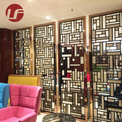 Cina Durable Wall Mounted Lobby Corridor Corridor Paneling Plywood Partition Fixed Hotel Furniture in vendita