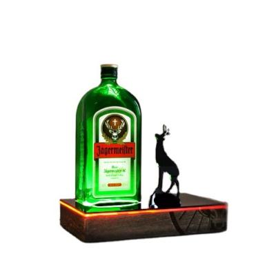 China 2021 Viable Base Lighted Led Display Cocktail Acrylic Beer Bottle Glorifier Led Display Light Base for sale