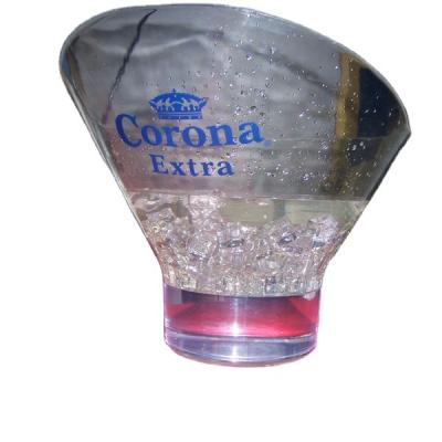 China 2021 Sustainable Super Big Bowl Shape Led Ice Bucket for sale