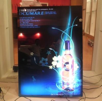 China Adertising 3D Led Lenticular Transparent Outdoor Scrolling Light Box for sale