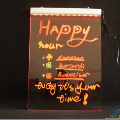 China Eco-friendly Advertising Board Writing Menu Board Writing Led Writing Board for sale