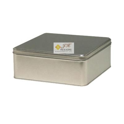 China Storage JH quality square mooncake box tin mooncake packaging stable mooncake tray for sale