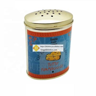 China JH Storage Food Grade Salt Tin Can Pepper Tin Can Spice Tin for sale