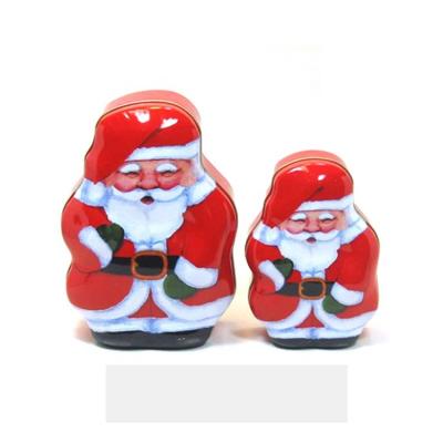 China Gift & JH Craft Customized Santa Shaped Gift Chocolate Candy Nested Tin Box Sets for sale