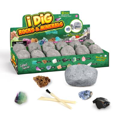 China Funny Diy Play Other Hobby Rock Excavation Toy Gemstone Dig Kit Rough Toys And Children Gifts Learning Science for sale